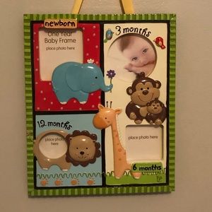 Baby stage ceramic picture frame